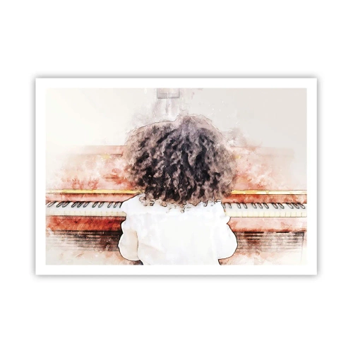 Plakat - i et ny verden - 100x70 cm