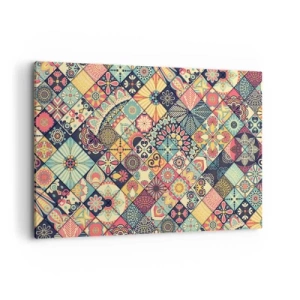 Lærredstryk - Billede på lærred - Marokkansk stemning - 120x80 cm