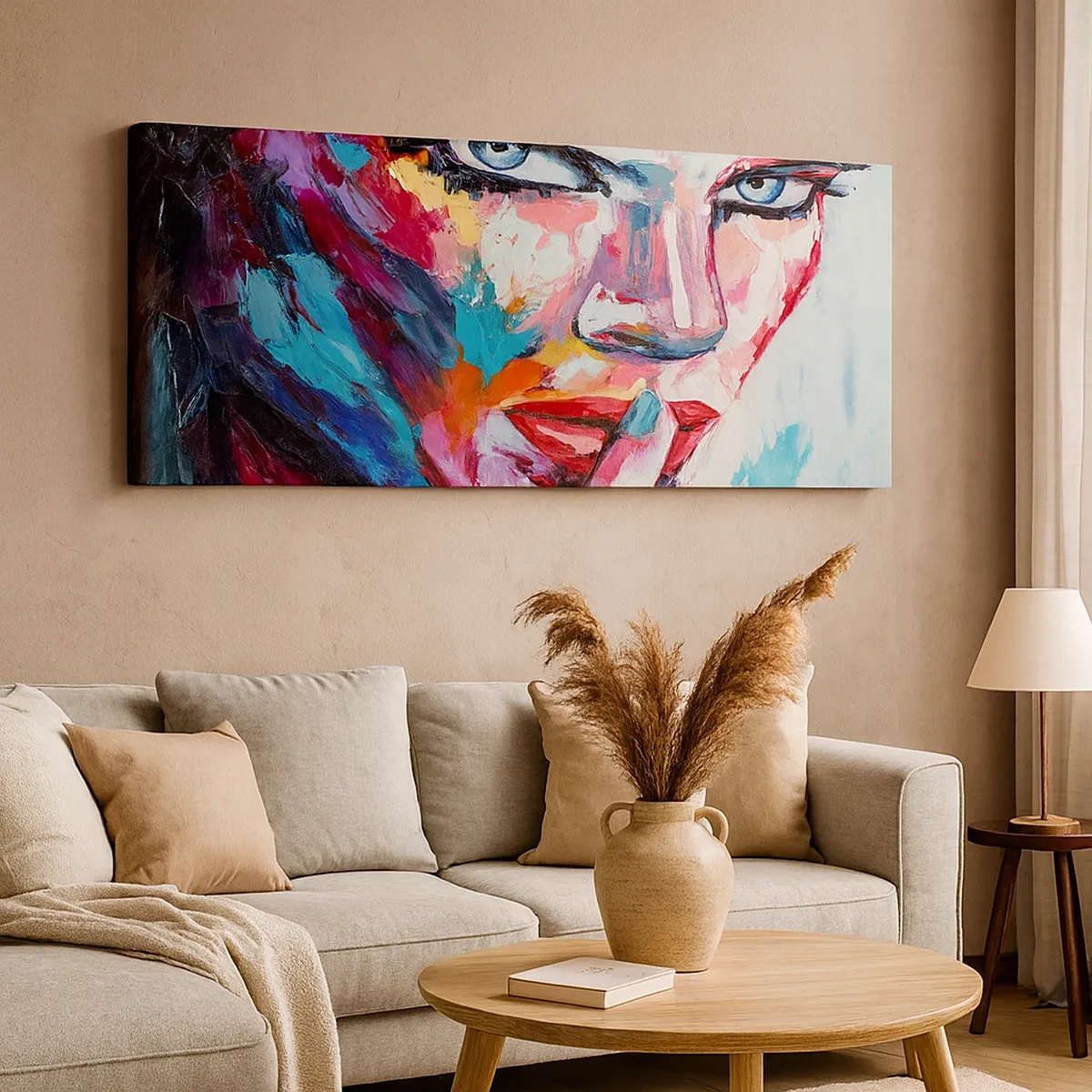 Lærredstryk - Billede på lærred - Vores første hemmelighed - 30x30 cm