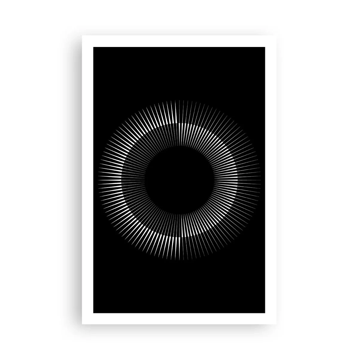 Plakat - Sort sol - 61x91 cm