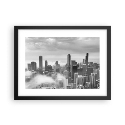 Plakat i sort ramme - Amerikansk landskab - 40x30 cm