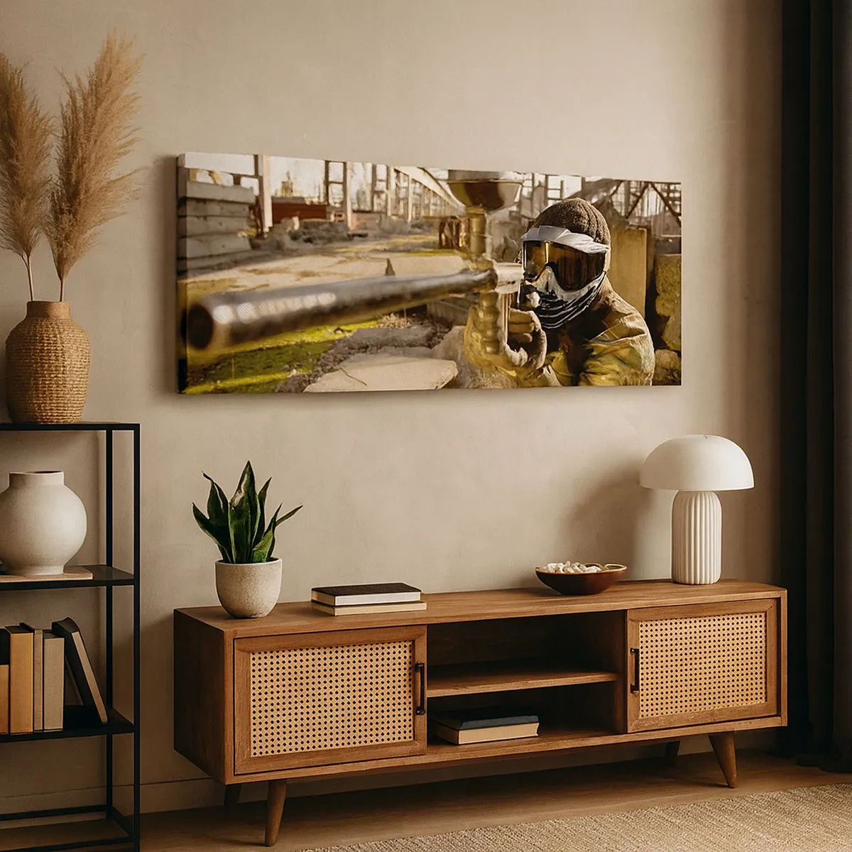 Lærredstryk - Billede på lærred - Og du kan blive en helt - 100x40 cm