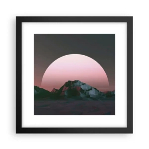 Plakat i sort ramme - I en nabogalakse - 30x30 cm