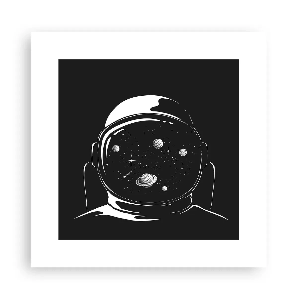 Plakat - Flot udsigt - 30x30 cm