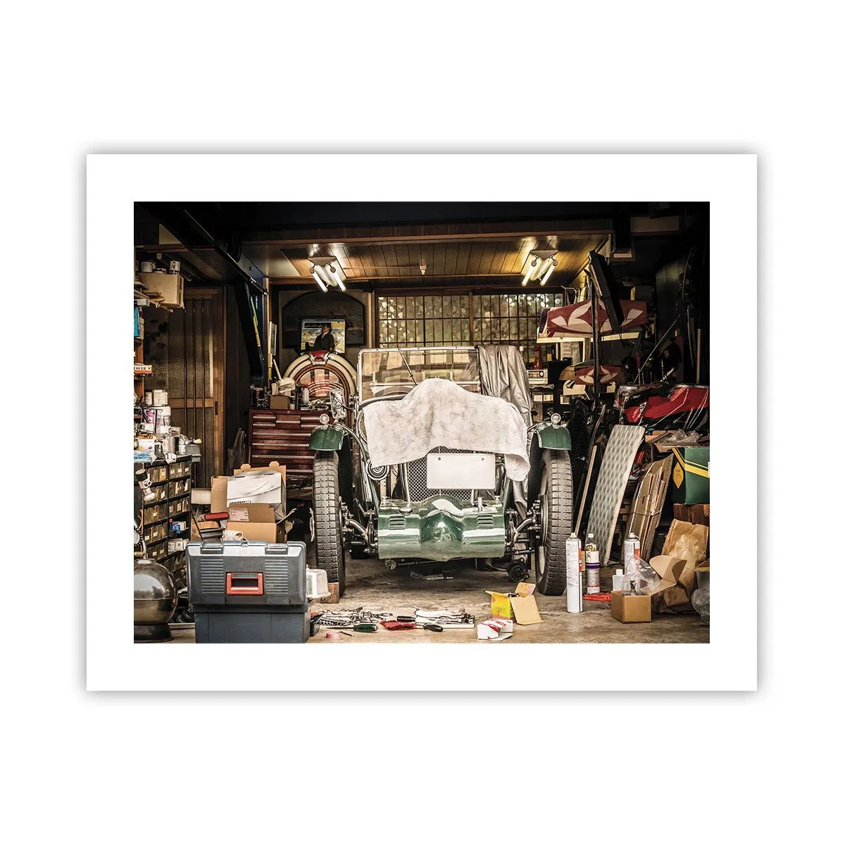 Plakat - Tilbage til fortiden - 50x40 cm