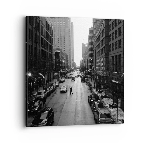 Lærredstryk - Billede på lærred - Endnu en dag som hver dag - 40x40 cm