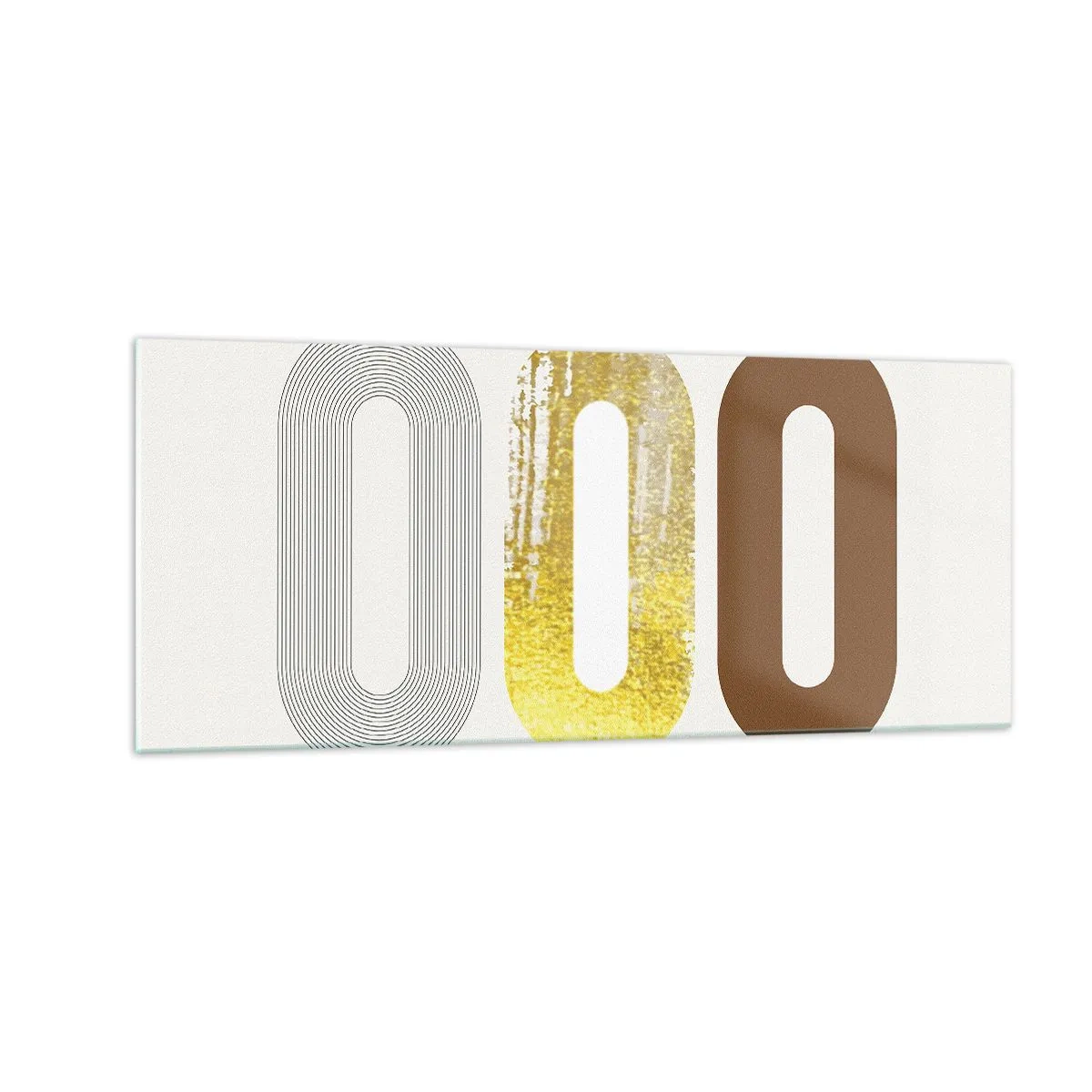 Billede på glas - Åhhh! - 100x40 cm