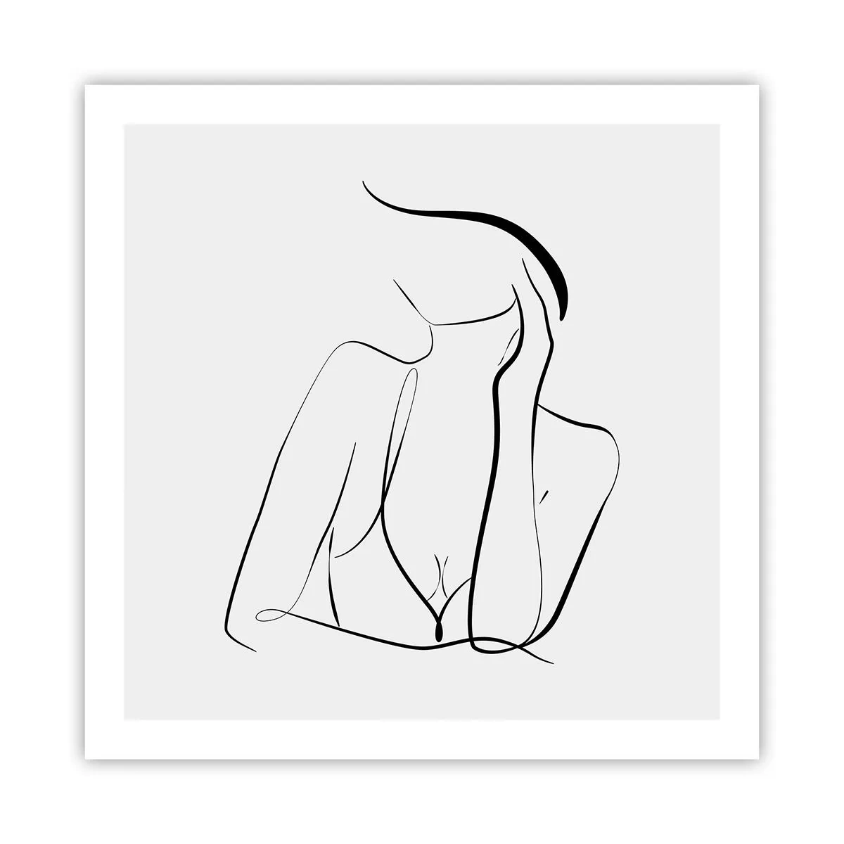Plakat - På bølgen af en drøm - 60x60 cm