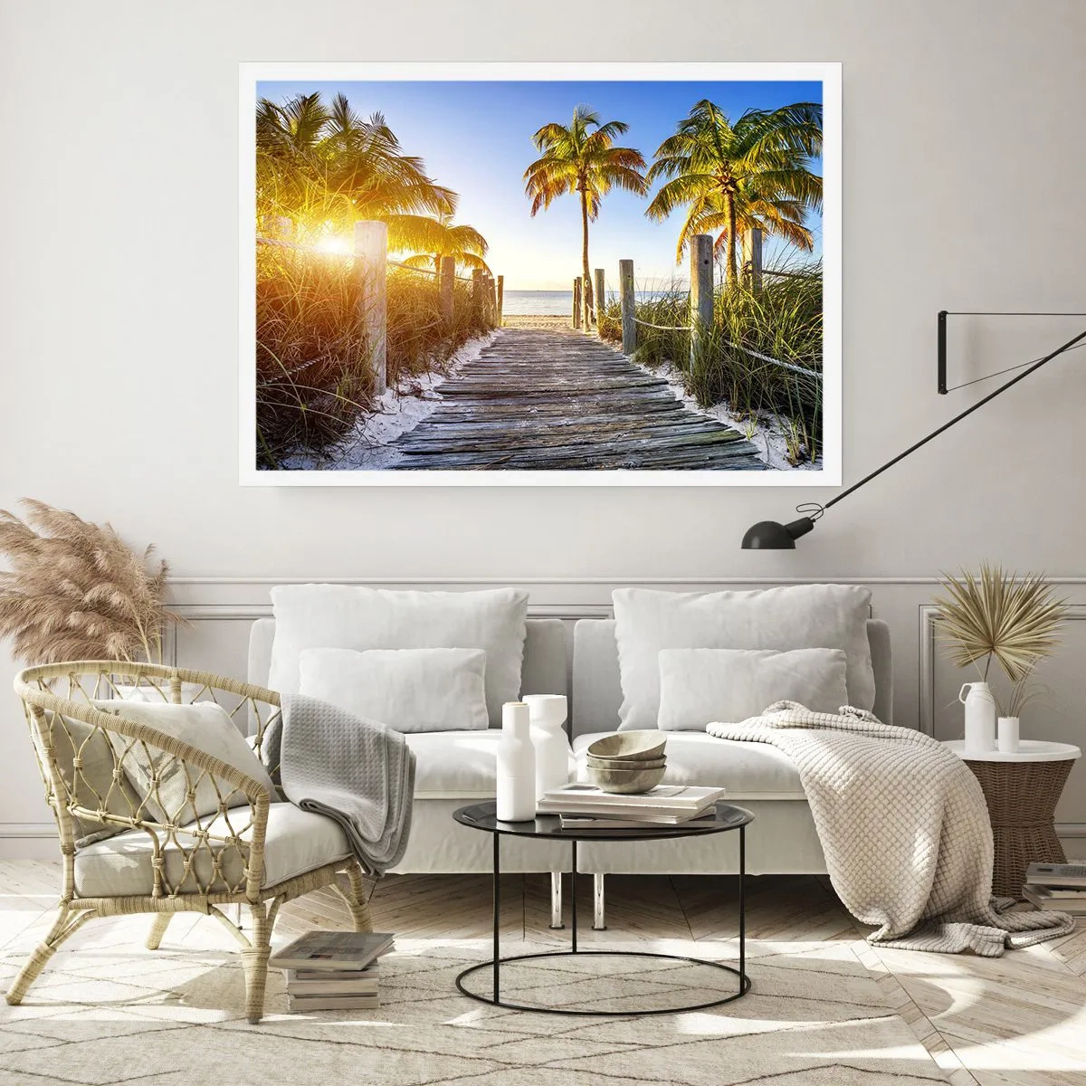 Plakat - Direkte til paradis - 40x30 cm