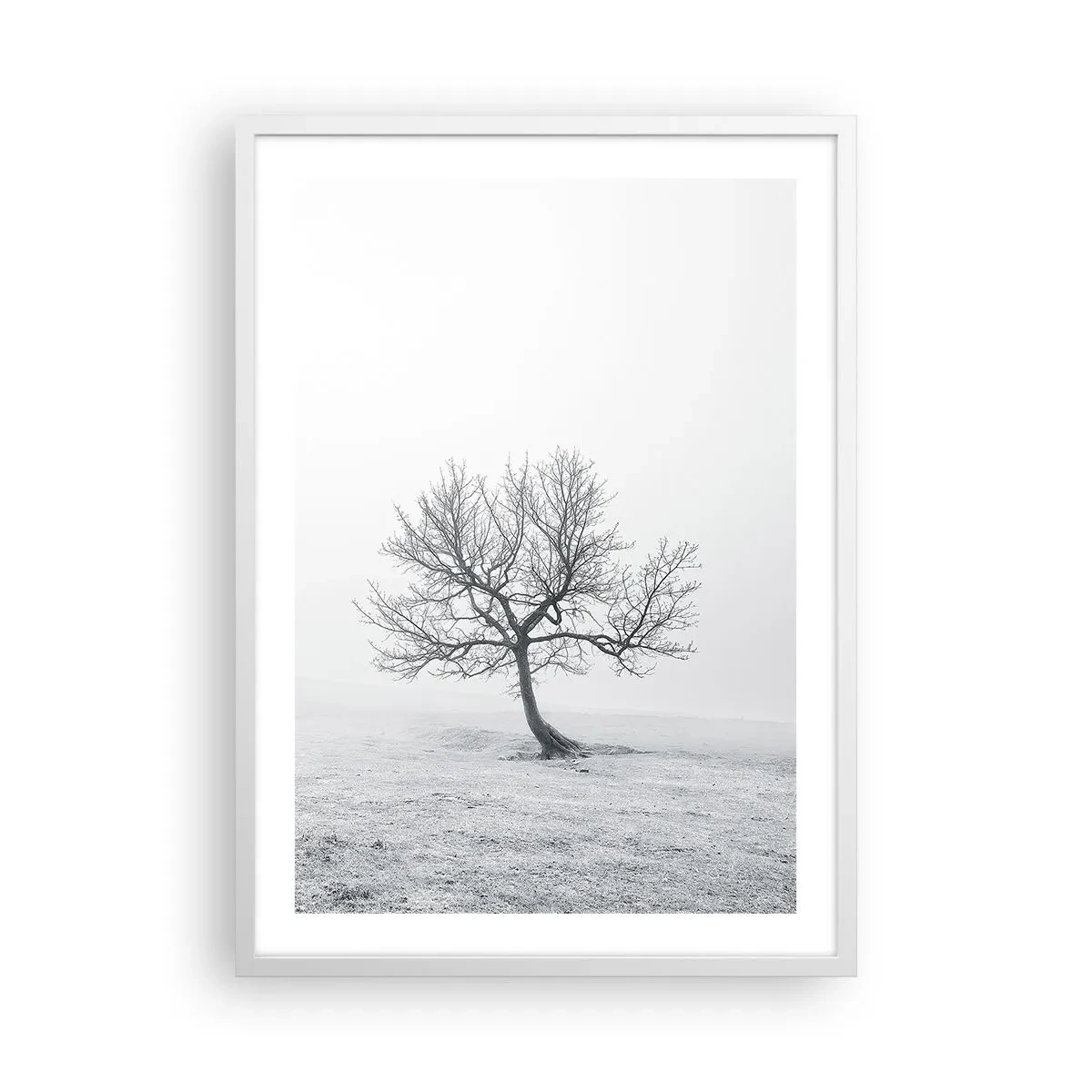 Plakat i hvid ramme - Mod intetheden - 50x70 cm