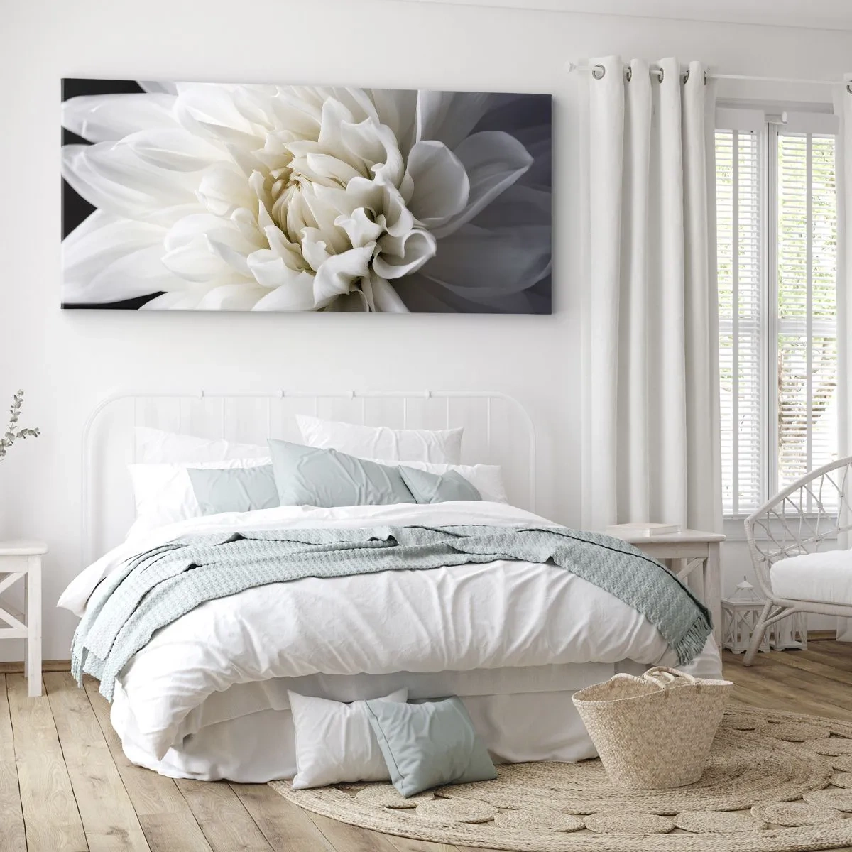 Lærredstryk - Billede på lærred - Morgenbrud - 100x40 cm