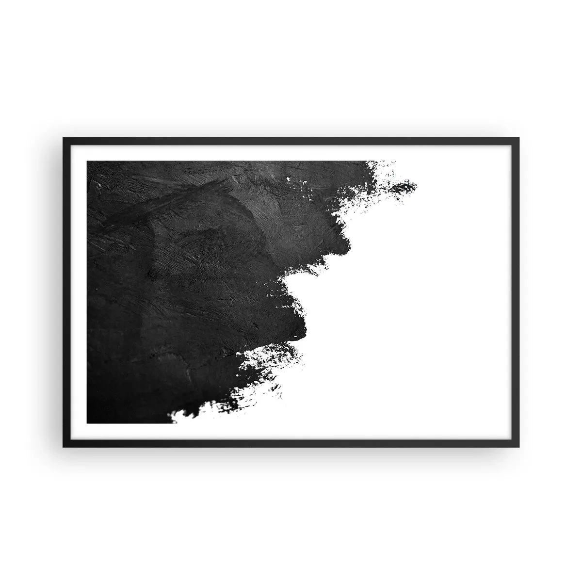 Plakat i sort ramme - Elementer: jord - 91x61 cm