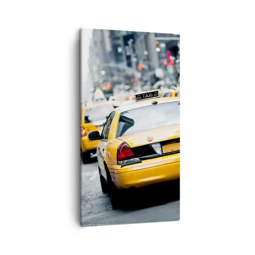 Lærredstryk - Billede på lærred - Kun i denne by - 45x80 cm