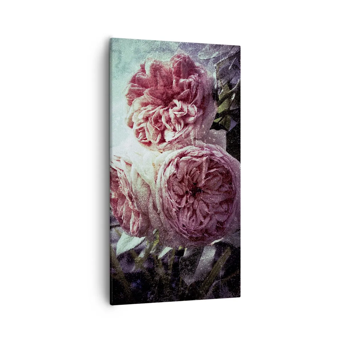 Lærredstryk - Billede på lærred - I en romantisk atmosfære - 55x100 cm