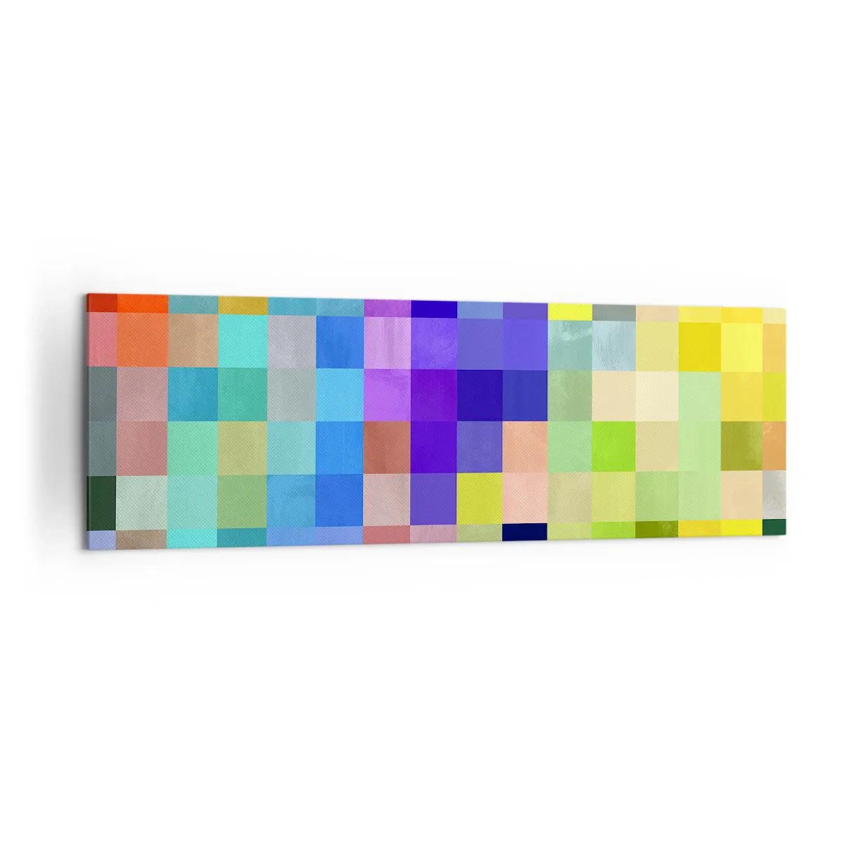 Lærredstryk - Billede på lærred - Alle er forskellige, alle er lige - 160x50 cm