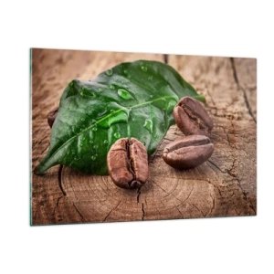 Billede på glas - Den sandeste og sorteste - 120x80 cm