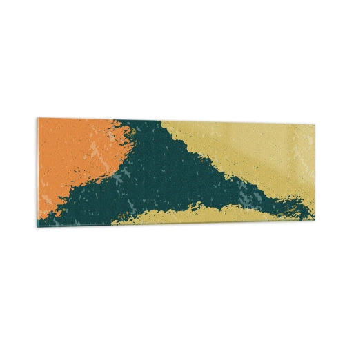 Billede på glas - Abstraktion - i slowmotion - 90x30 cm