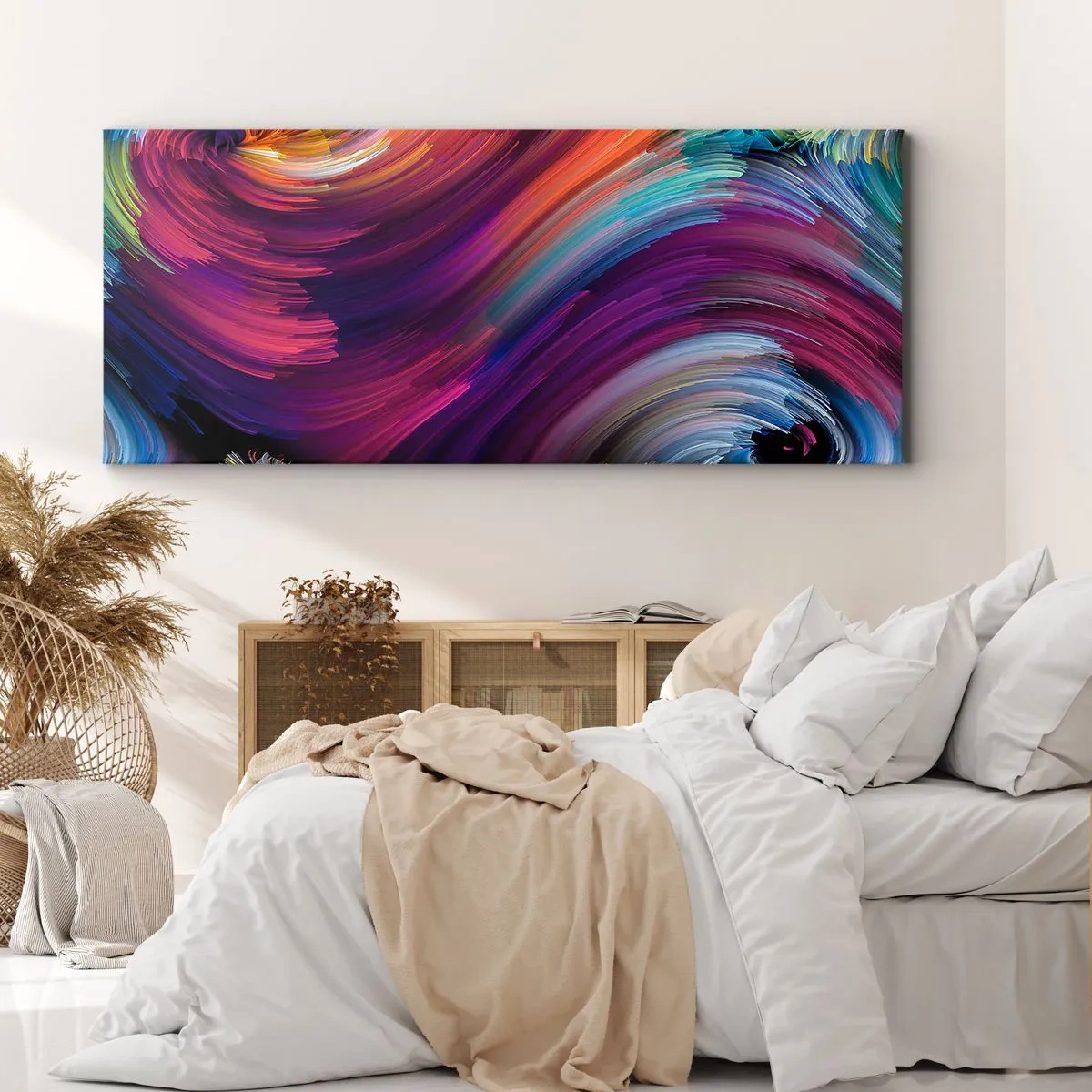 Lærredstryk - Billede på lærred - Begyndelsen på en ny verden - 100x40 cm