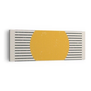 Lærredstryk - Billede på lærred - Enkelthedens kraft - 140x50 cm