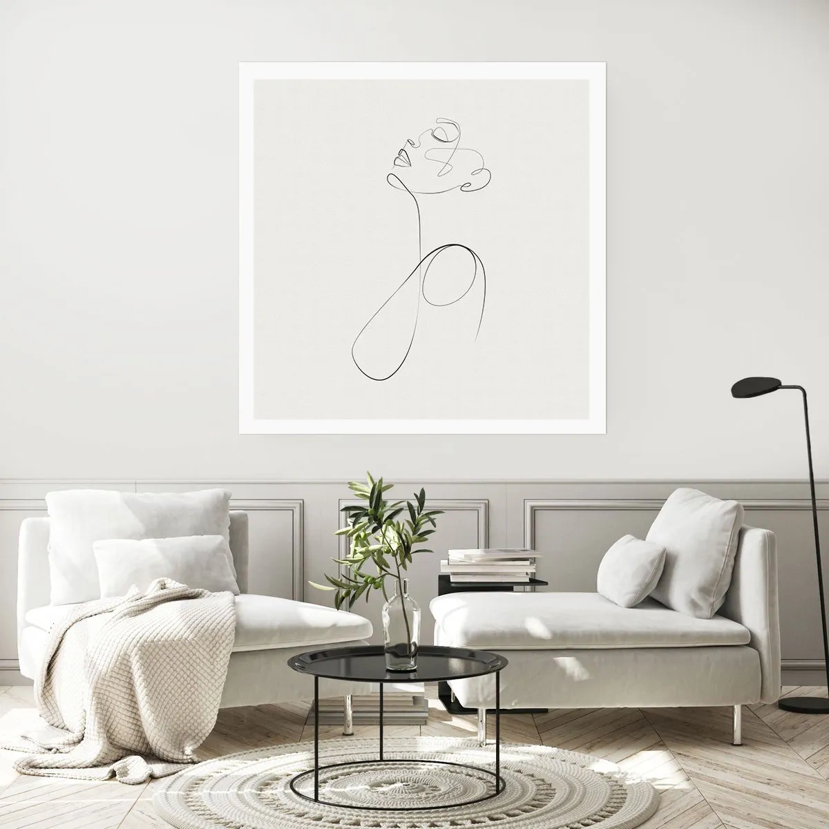 Plakat - Sløjfet i drømme - 60x60 cm