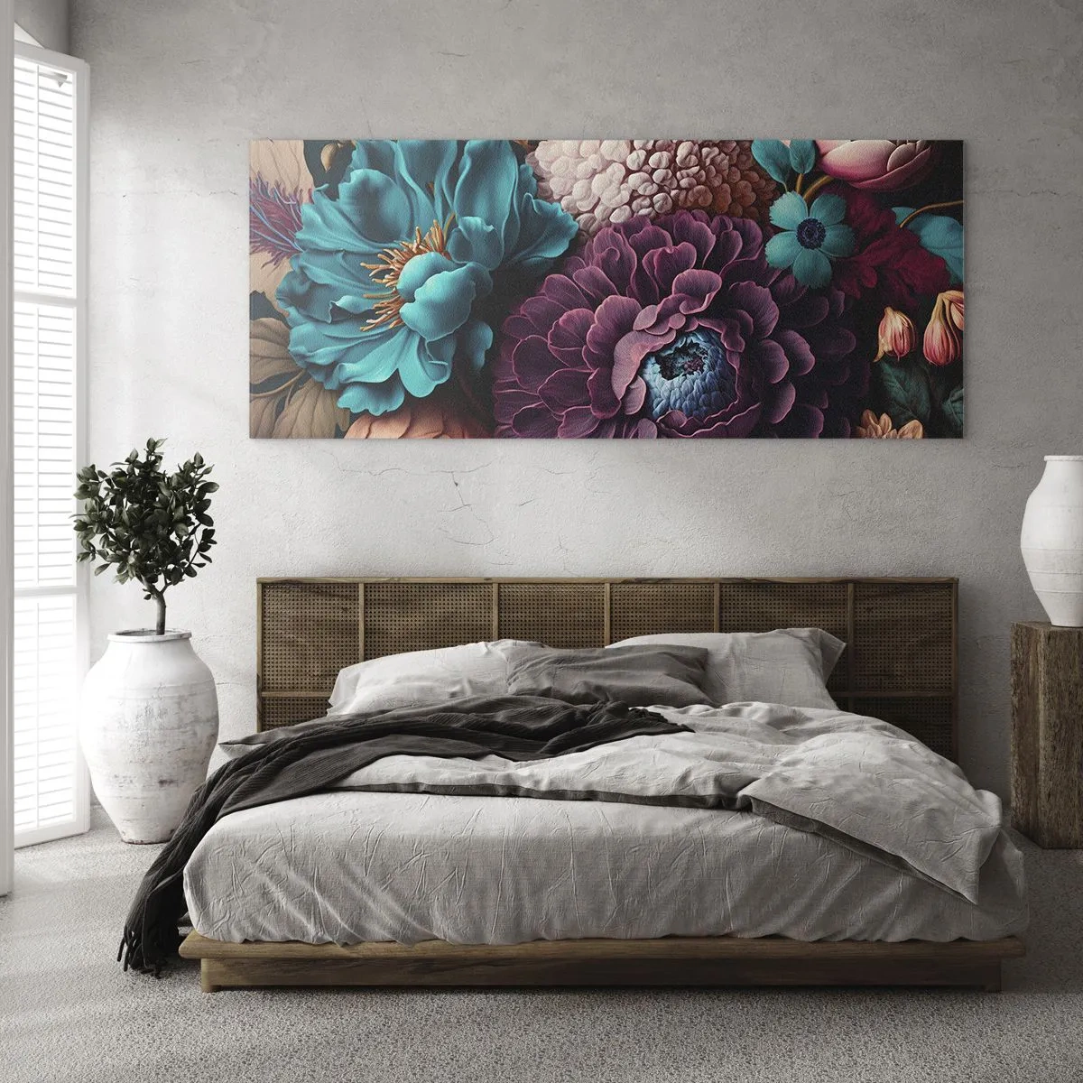 Billede på glas - Natur i overflod - 100x40 cm