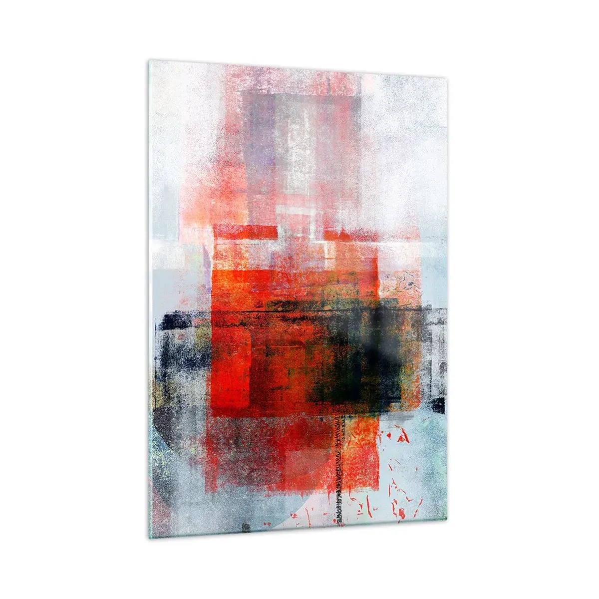 Billede på glas - Glødende komposition - 50x70 cm