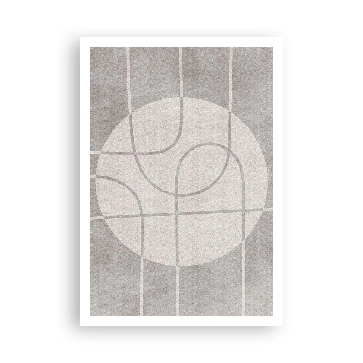 Plakat - Cirkulær og lige frem - 70x100 cm