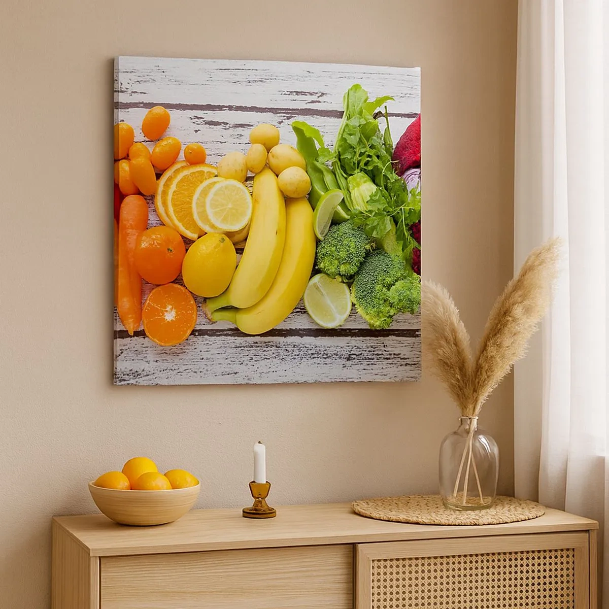 Lærredstryk - Billede på lærred - Er det ikke nok? - 30x30 cm