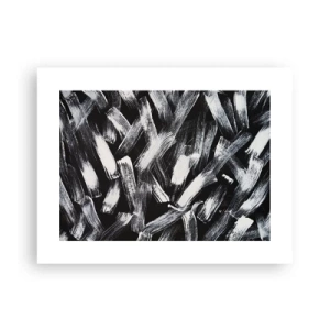 Plakat - Abstraktion i den industrielle ånd - 40x30 cm