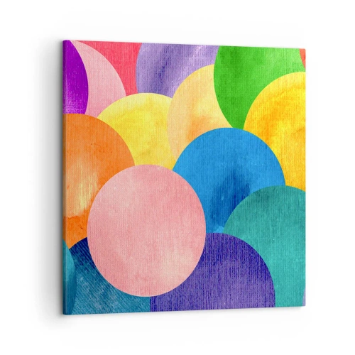 Lærredstryk - Billede på lærred - Den oprindelige fylde af liv - 50x50 cm