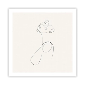 Plakat - Sløjfet i drømme - 60x60 cm