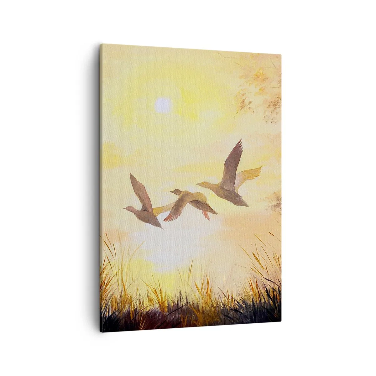 Lærredstryk - Billede på lærred - Starten på en lang rejse - 50x70 cm
