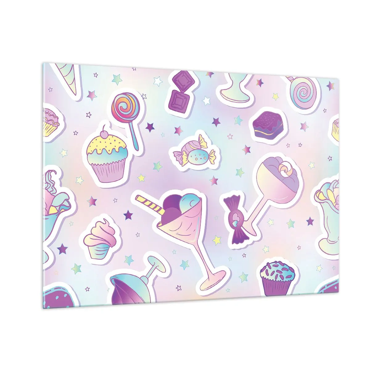 Billede på glas - At have en fødselsdag hver dag - 100x70 cm