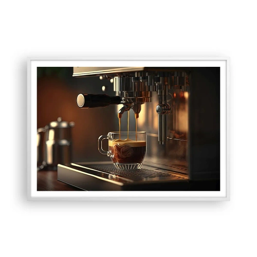 Plakat i hvid ramme - En sensuel blanding - 100x70 cm