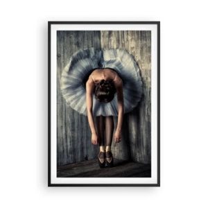 Plakat i sort ramme - Når musikken stopper - 61x91 cm