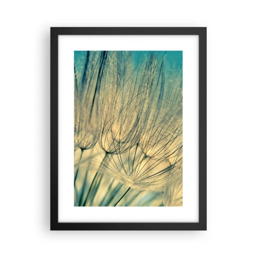 Plakat i sort ramme - Venter på vinden - 30x40 cm