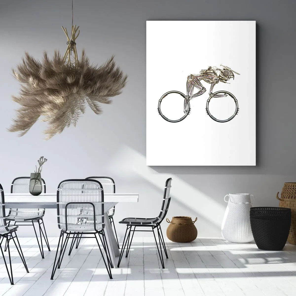 Lærredstryk - Billede på lærred - En fantastisk maskine - 50x70 cm