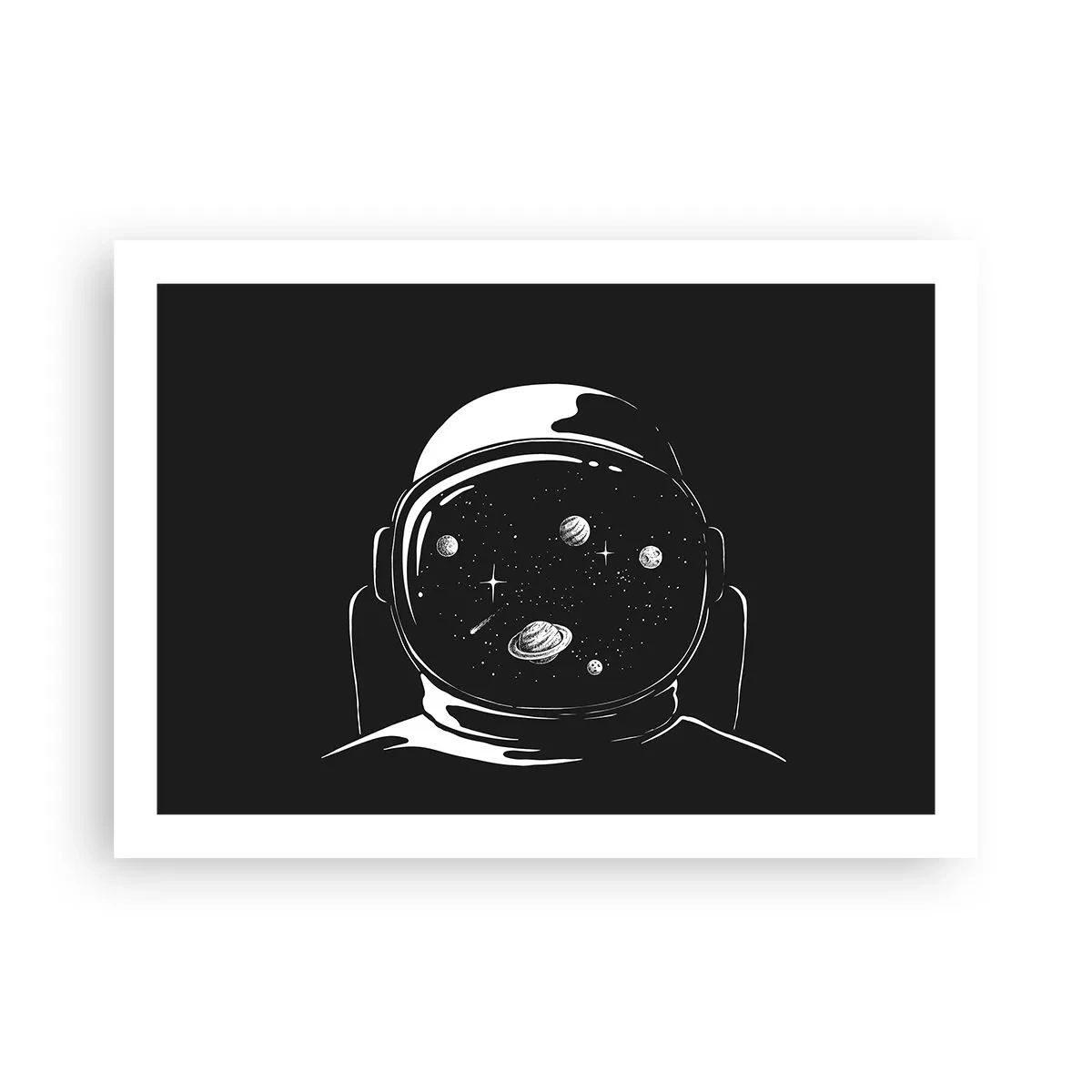 Plakat - Flot udsigt - 70x50 cm