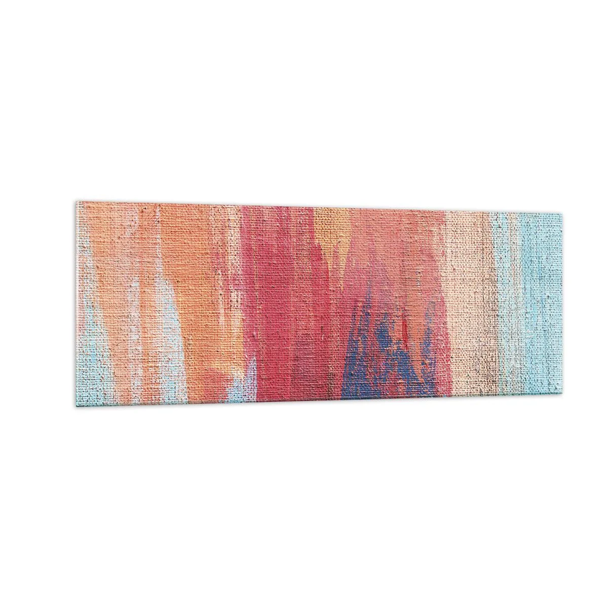 Billede på glas - Lad en regnbue flyde - 140x50 cm