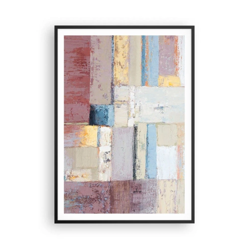Plakat i sort ramme - Geometriens ro - 70x100 cm