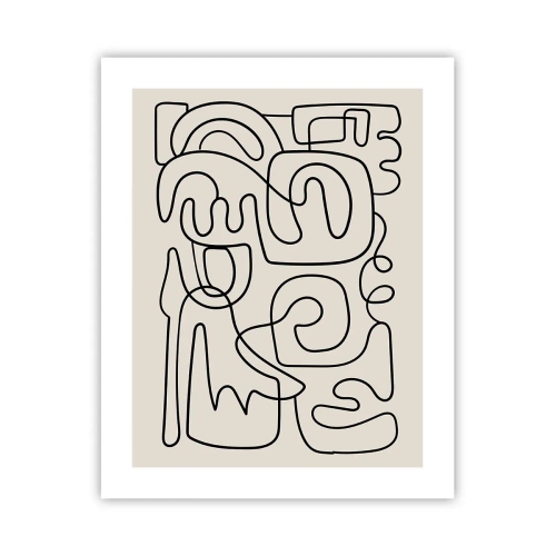 Plakat - På sporet - 40x50 cm