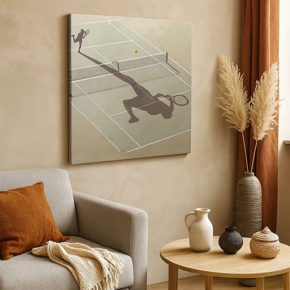 Lærredstryk - Billede på lærred - Overvind dig selv - 30x30 cm