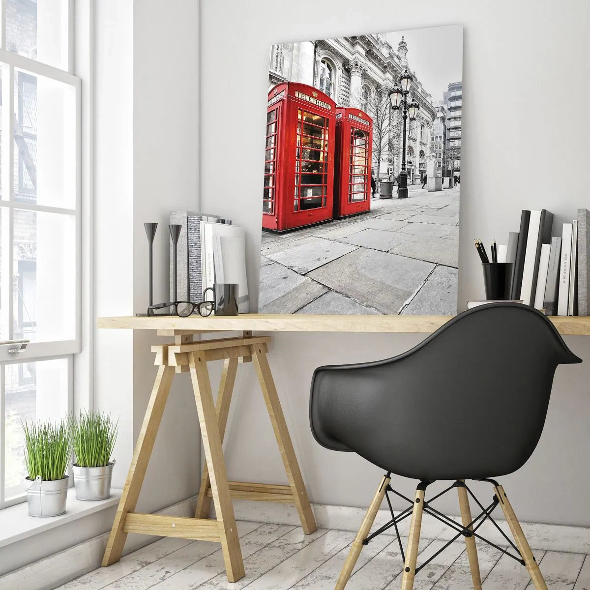 Billede på glas - Welcome to London - 70x100 cm