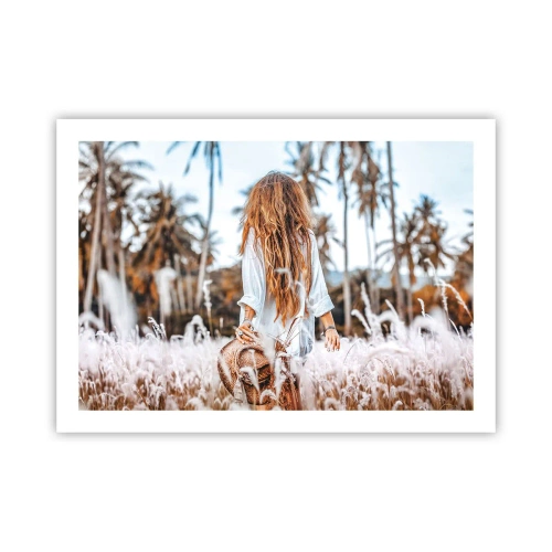 Plakat - Født af græsdun - 70x50 cm