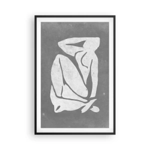 Plakat i sort ramme - I drømmerier - 61x91 cm