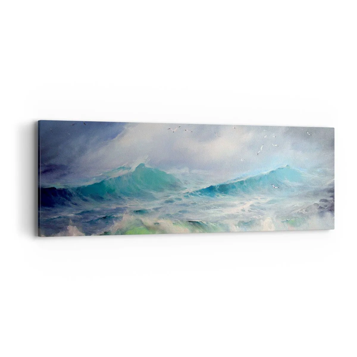 Lærredstryk - Billede på lærred - "Hvirvelvinden hylede af triumf ...’ - 90x30 cm