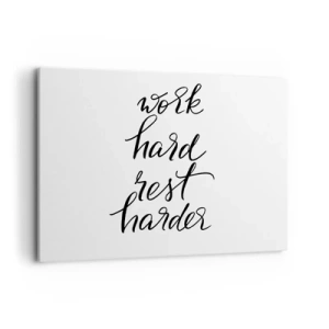 Lærredstryk - Billede på lærred - Balance i livet - 120x80 cm