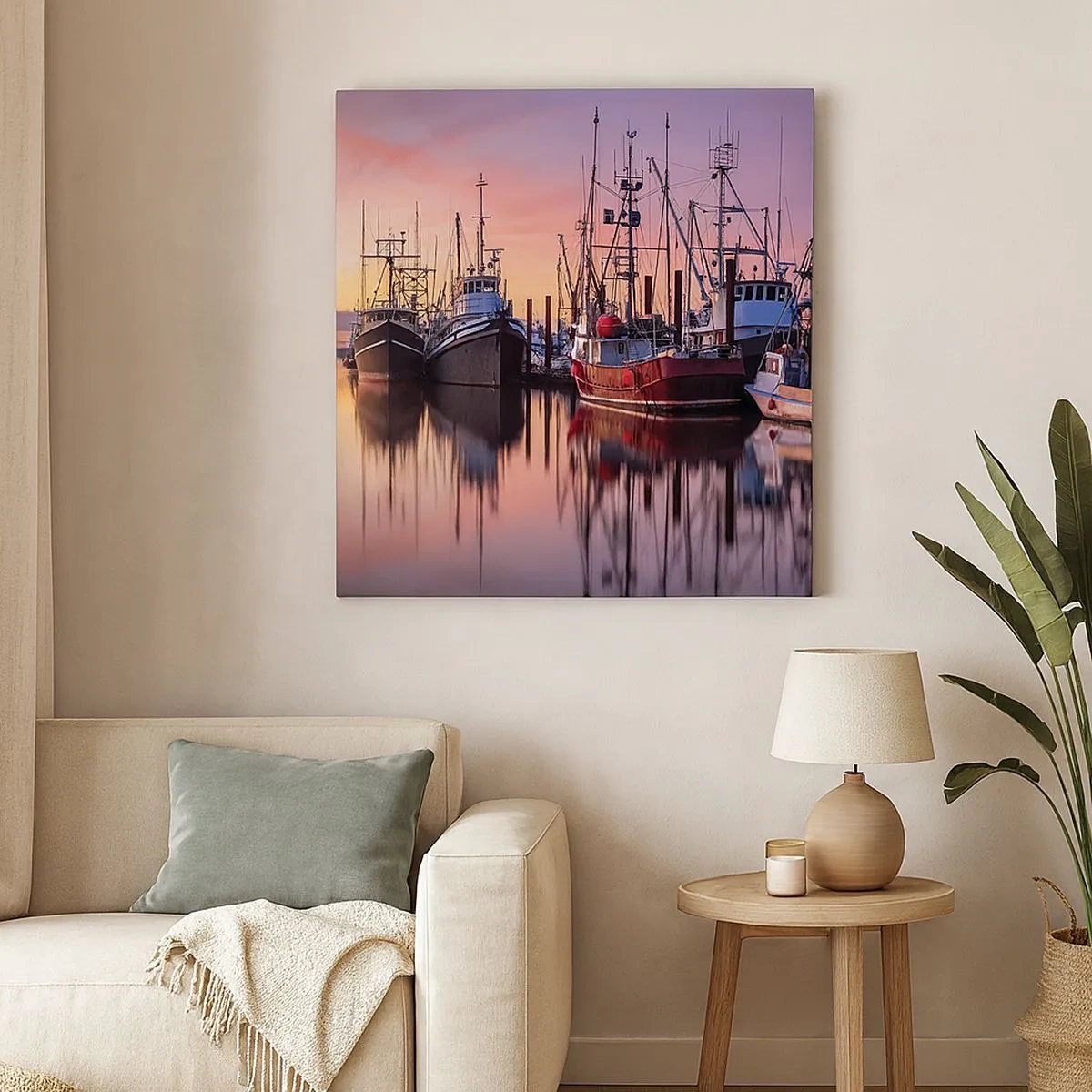 Lærredstryk - Billede på lærred - Før den næste dag - 30x30 cm