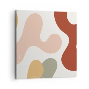 Lærredstryk - Billede på lærred - Es eller flores? - 60x60 cm