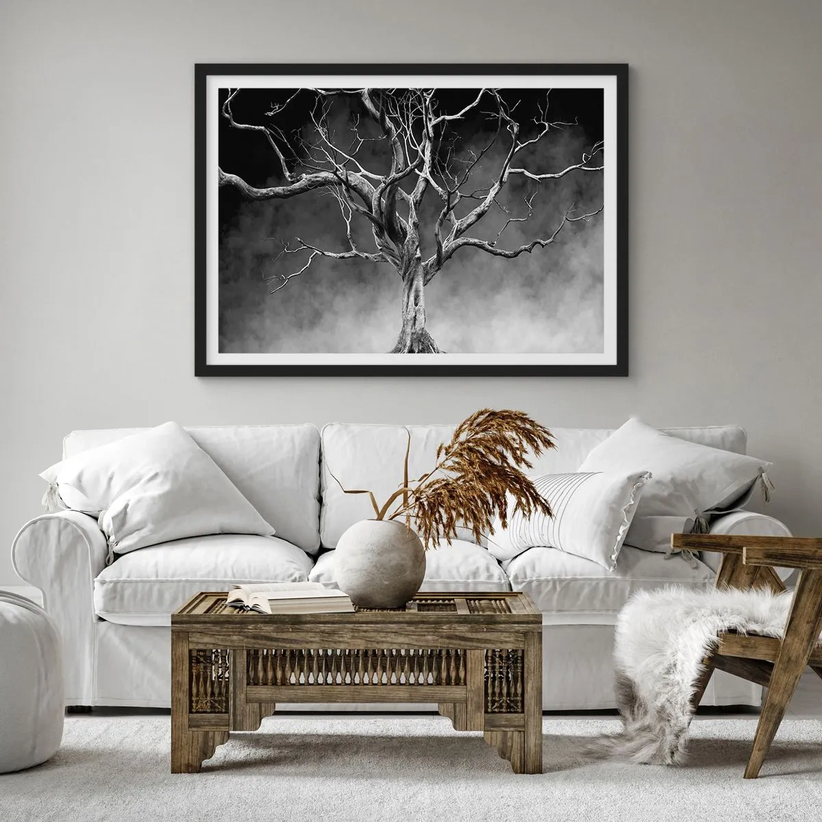 Plakat i sort ramme - Primær og hellig - 40x30 cm
